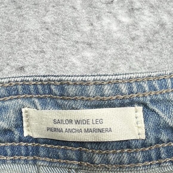Universal Thread Jeans Womens Size 14 Sailor Wide Leg Piernra Ancha Me - Picture 9 of 12